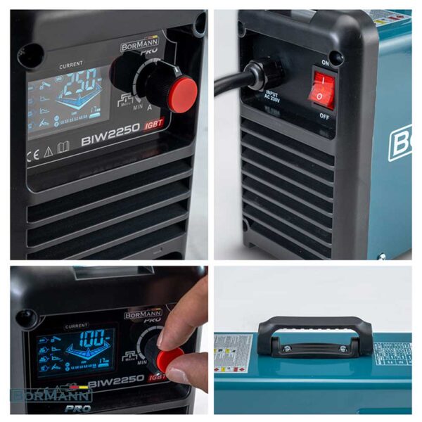 BORMANN PRO BIW2250 инвертер апарат за заварување 250A