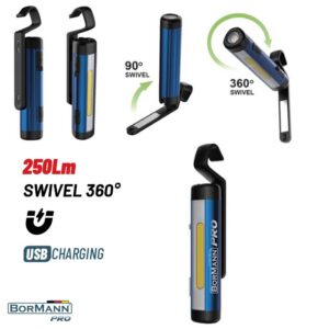 Bormann PRO BPR6023 250 lm LED Батериска Светилка