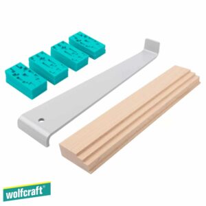 Wolfcraft Сет за местење ламинат и дизајн подови 22 парчиња