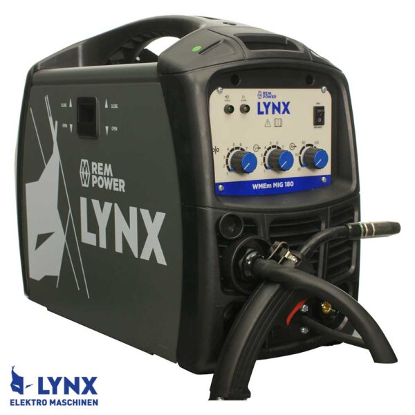 LYNX Elektro Maschinen WMEm MIG 180 Series II инвертерски апарат за MIG/MAG и MMA заварување