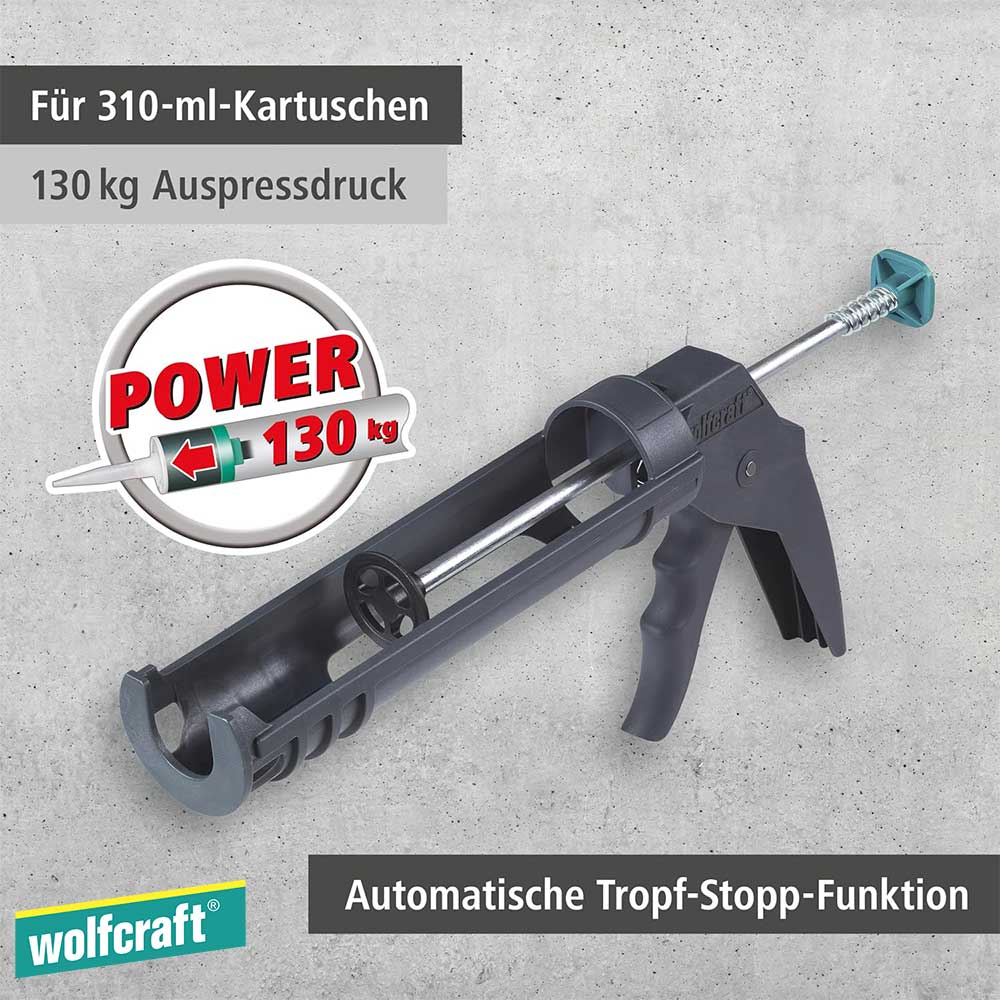 Wolfcraft MG 100 Пиштол за силикон