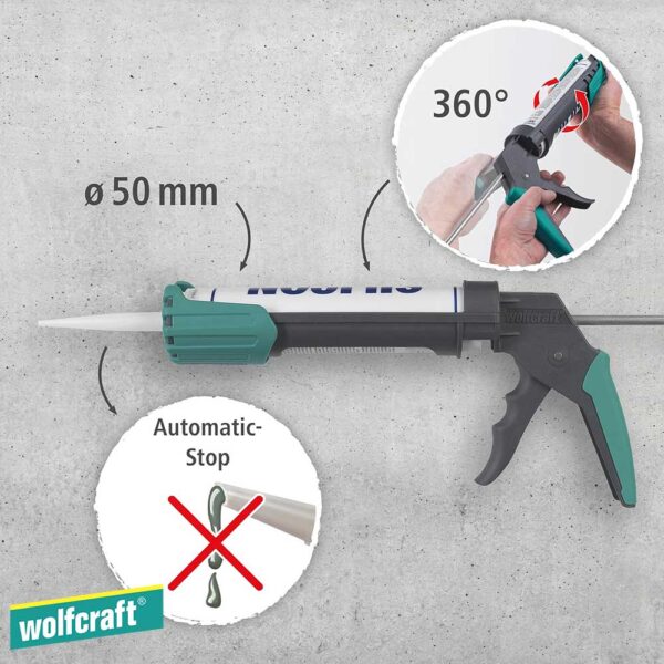 Wolfcraft MG 200 ERGO Пиштол за силикон