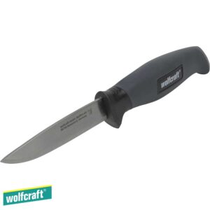 Wolfcraft Нож со назабено сечило 95mm во футрола