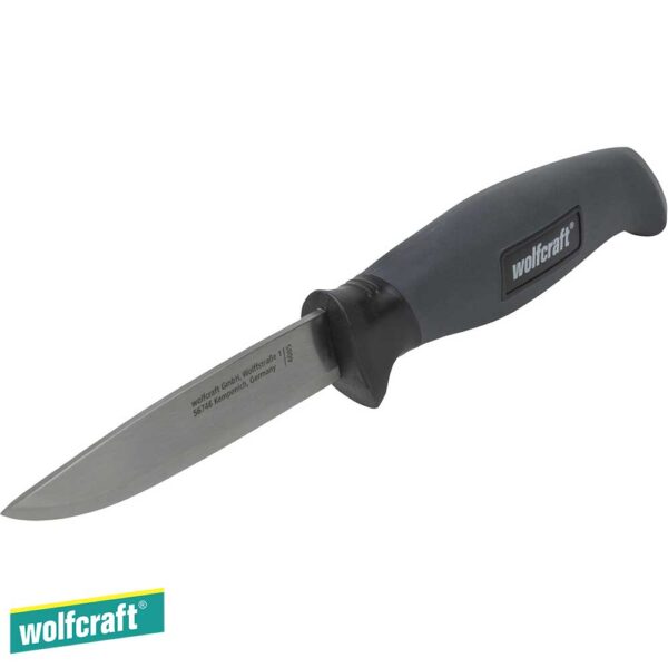 Wolfcraft Нож со назабено сечило 95mm во футрола