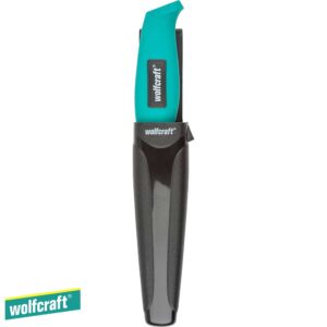 Wolfcraft Нож со мазно сечило 95mm во футрола