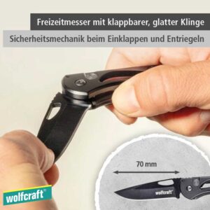 Wolfcraft Работен преклопен нож