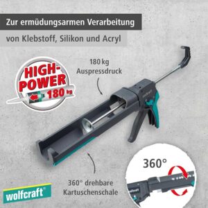 Wolfcraft MG 400 ERGO Пиштол за силикон