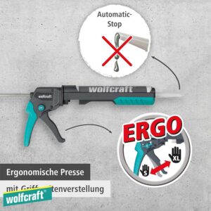 Wolfcraft MG 400 ERGO Пиштол за силикон