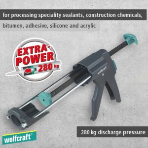 Wolfcraft MG 600 PRO Професионален пиштол за силикон