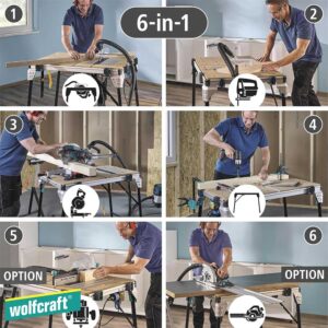Wolfcraft MASTER cut 2600 мултифункционална работна маса