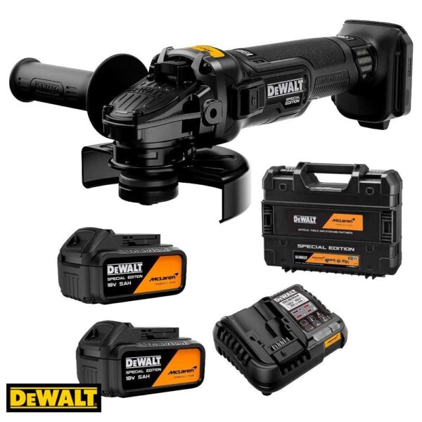 DeWALT DCG45MP2T McLaren F1 Special Edition Аголна брусилка 125mm