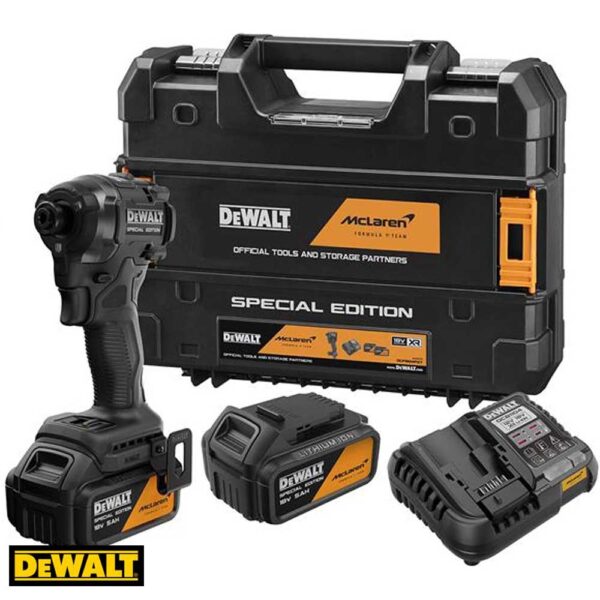 DeWALT DCF86MP2T McLaren F1 Special Edition Ударна шрафилица 1/4"