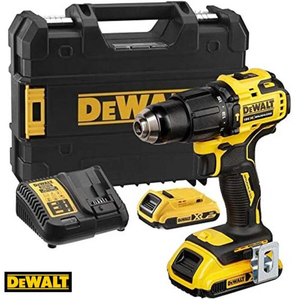 DeWALT-DCD709D2T_ DeWALT DCD709D2T 18V XR Батериска ударна дупчалка