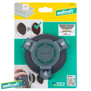 Wolfcraft Отстранувач на рабови за гипс картон Ø 68 mm