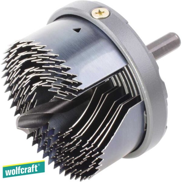 Wolfcraft Круна за дрво и гипс-картон 7 делна Ø 25-62 mm