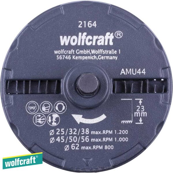 Wolfcraft Круна за дрво и гипс-картон 7 делна Ø 25-62 mm