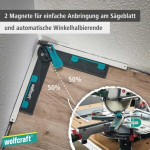 Wolfcraft Аголник за пренесување агли за циркуларни пили