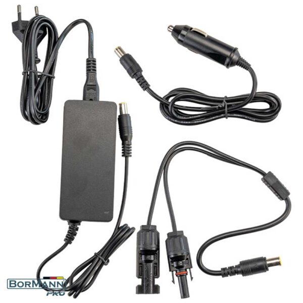 BORMANN PRO BBC5010 Напонска станица + BBC5011 Соларен панел 60 W