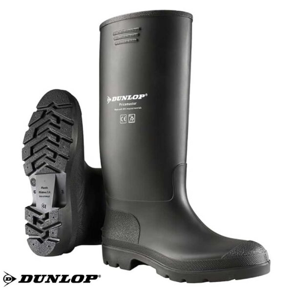 DUNLOP Pricemastor Гумени чизми црни