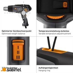 STEINEL PRO HM 2120 E фен за топол воздух 2200 W