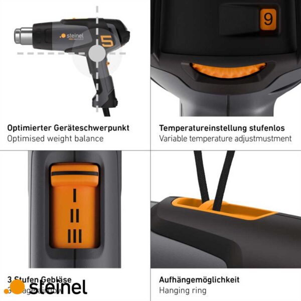 STEINEL PRO HM 2120 E фен за топол воздух 2200 W