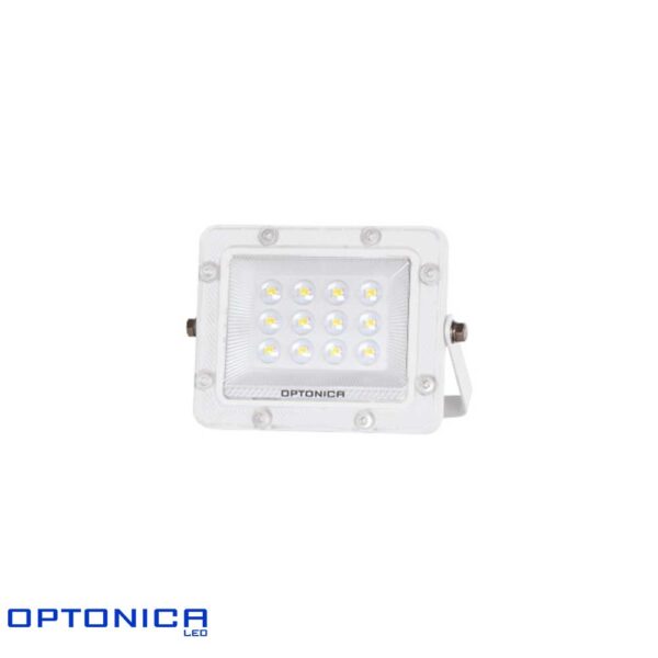 Optonica LED SMD рефлектор 10W 4000K IP65 со бело тело и LUMILEDS CHIP