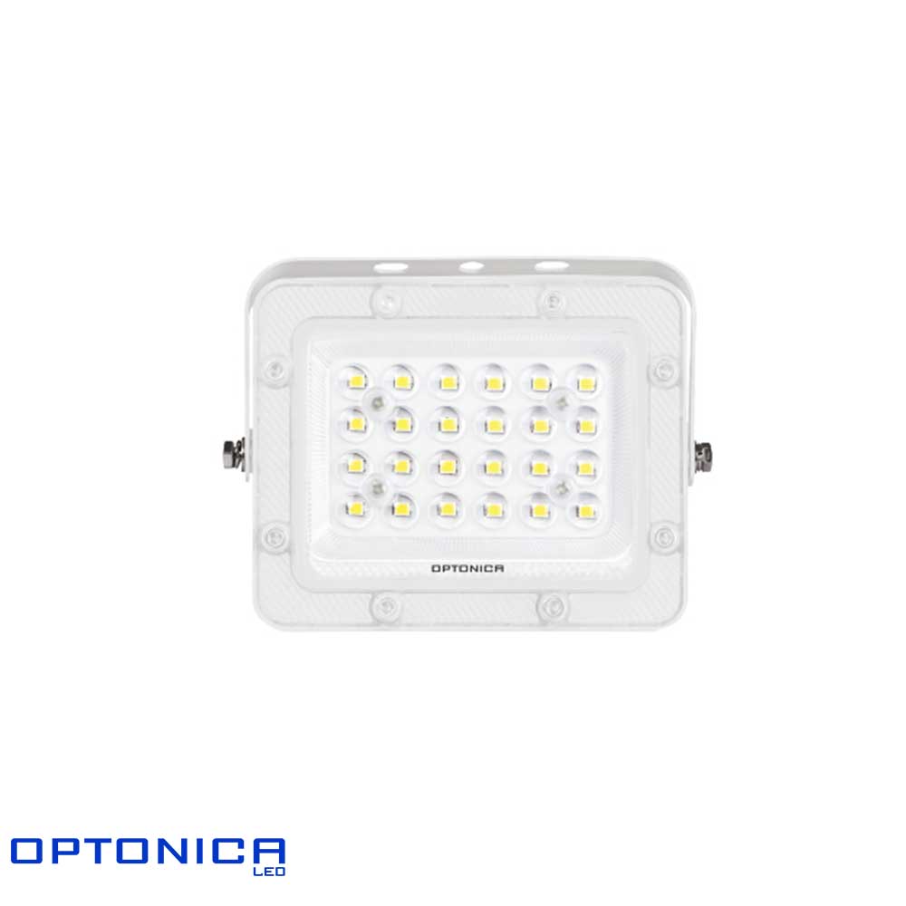 Optonica LED SMD рефлектор 20W 6000K IP65 со бело тело и LUMILEDS CHIP