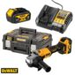 DEWALT DCG407M2T 18V XR Аголна брусилка 125mm со 2×4Ah и TSTAK