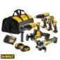 DEWALT DCK607M2 18V XR Сет од 6 алати со 2×4Ah батерии во торба