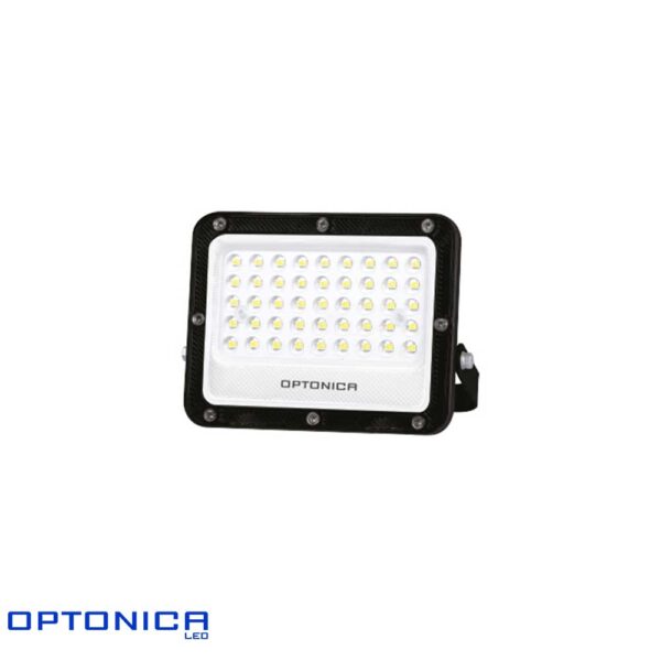 OPTONICA LED SMD рефлектор 30W 3000 lm 6000K – црно тело IP65
