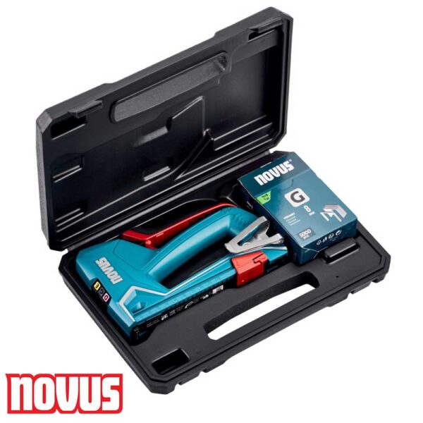 NOVUS J-51 Професионална рачна хефталка сет во куфер