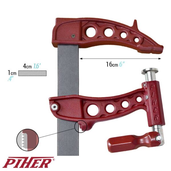 PIHER Maxipress R професионална стега MAXI R – 30 cm