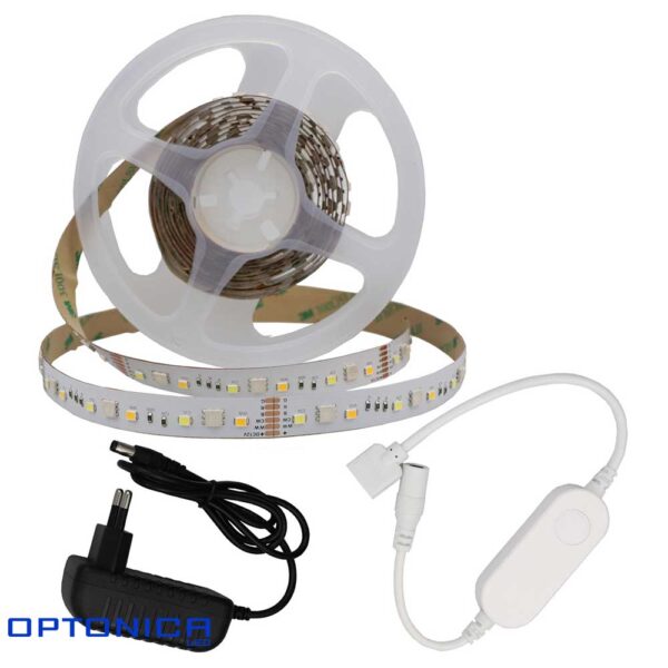 OPTONICA Smart RGB+W LED лента сет со Wi-Fi контролер
