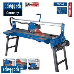 Scheppach FS4700 1200W машина за сечење плочки и камен на постоље