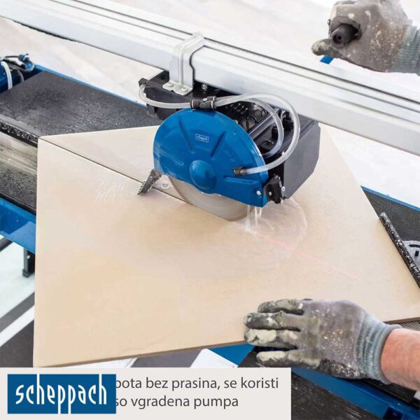 Scheppach FS4700 1200W машина за сечење плочки и камен на постоље