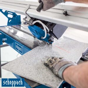 Scheppach FS4700 1200W машина за сечење плочки и камен на постоље