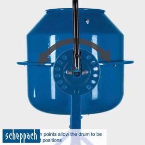 Scheppach MIX65 63 L мешалка за бетон 220W