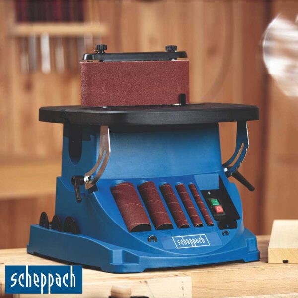 Scheppach OSM600 Осцилирачка лентеста и вретенеста брусилка 450W