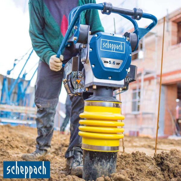 Scheppach VS1000 10 kN бензинска вибро жаба за тампонирање