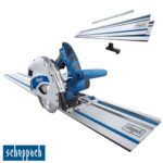 Scheppach PL55 1200W потопен циркулар со 2 × 700 mm водечки шини